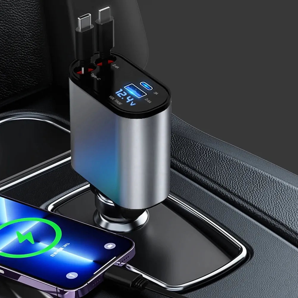 100w 4 IN 1 Fast Charge Car Charger