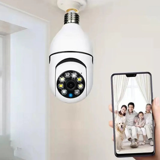 360° WiFi Bulb Security Camera