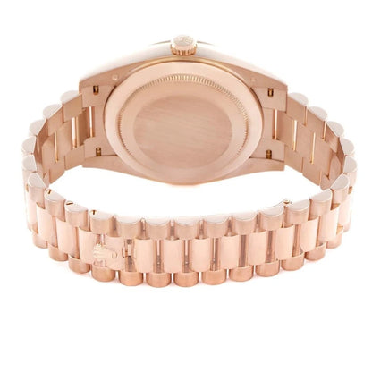 Rose Gold Chocolate Diel Watch President Day-Date 40mm